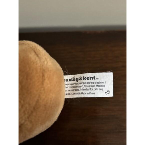 Huxley & Kent GingerBread Man Squeaky Plush Dog Toy Christmas 9” - Picture 6 of 7